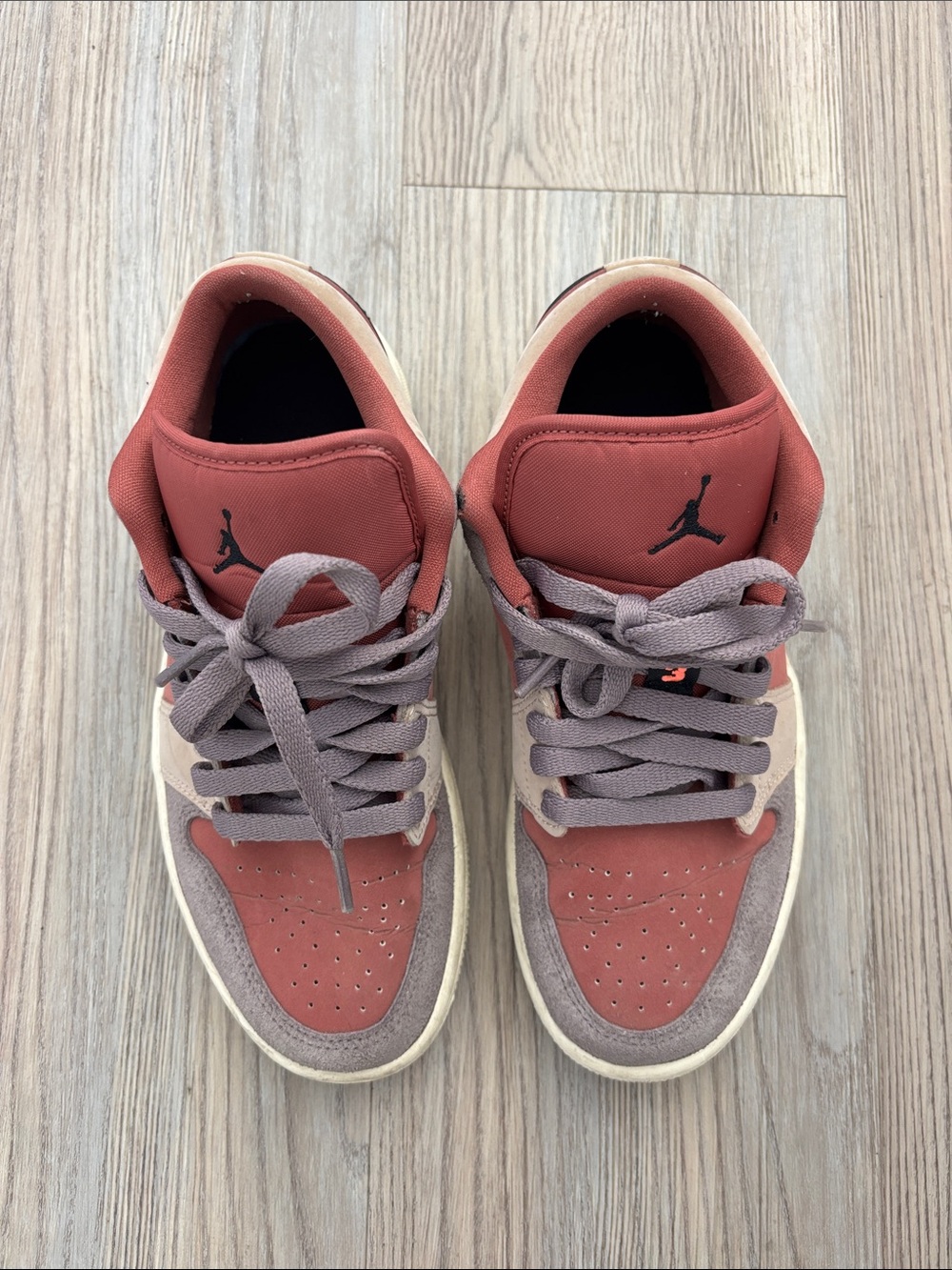 Air Jordan 1 Low Canyon Rust Purple Smoke Women’s 7